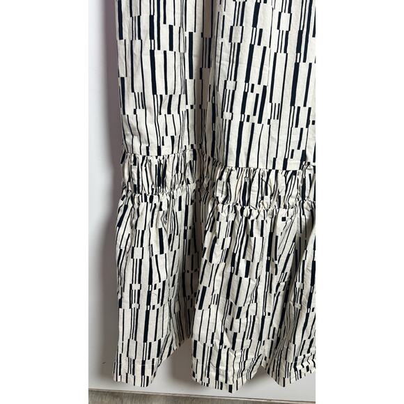 Anthropologie Somerset Maxi Dress Poplin Halter Edition Women’s XS Ivory Black - Picture 8 of 13